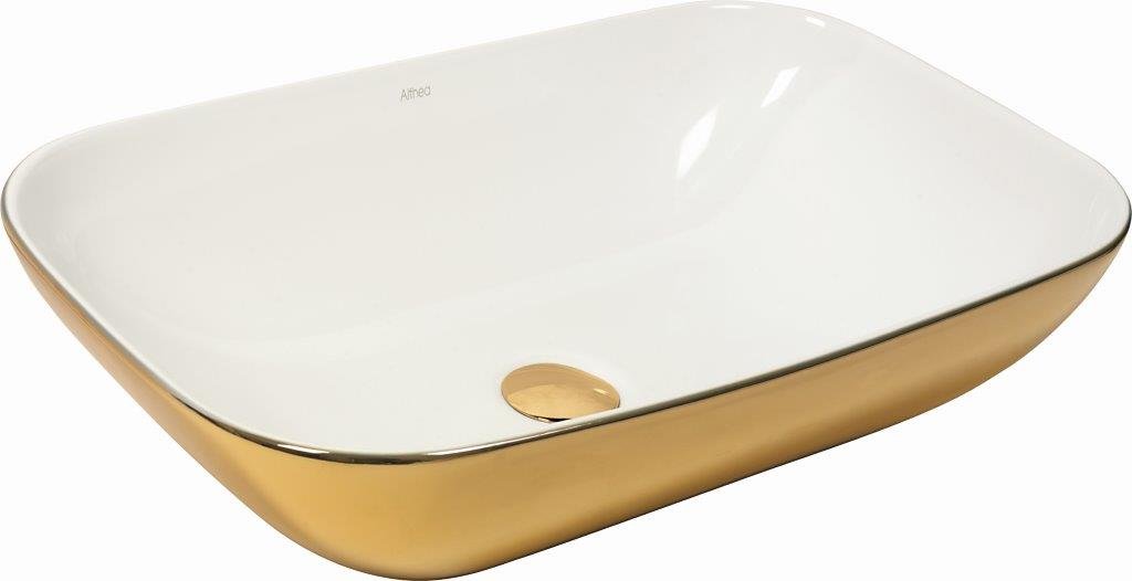 LAVABO 140X580X350 COVER 58 BICOLOR GOLD - IVT
